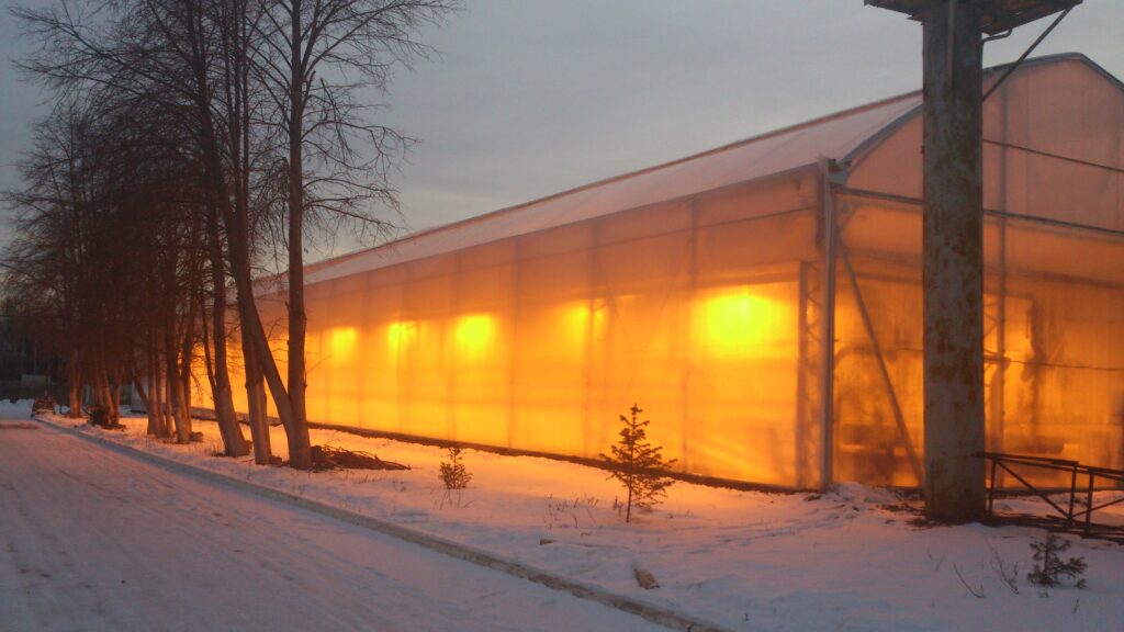 Benefits of inflated plastic double chambers in greenhouses